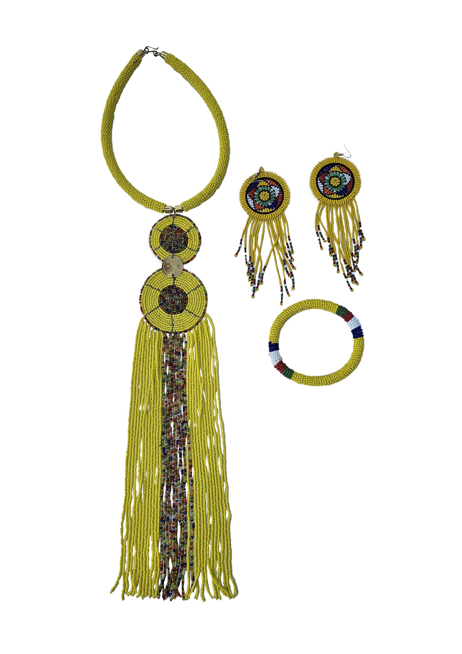 yellow-necklace-and-bracelet-set